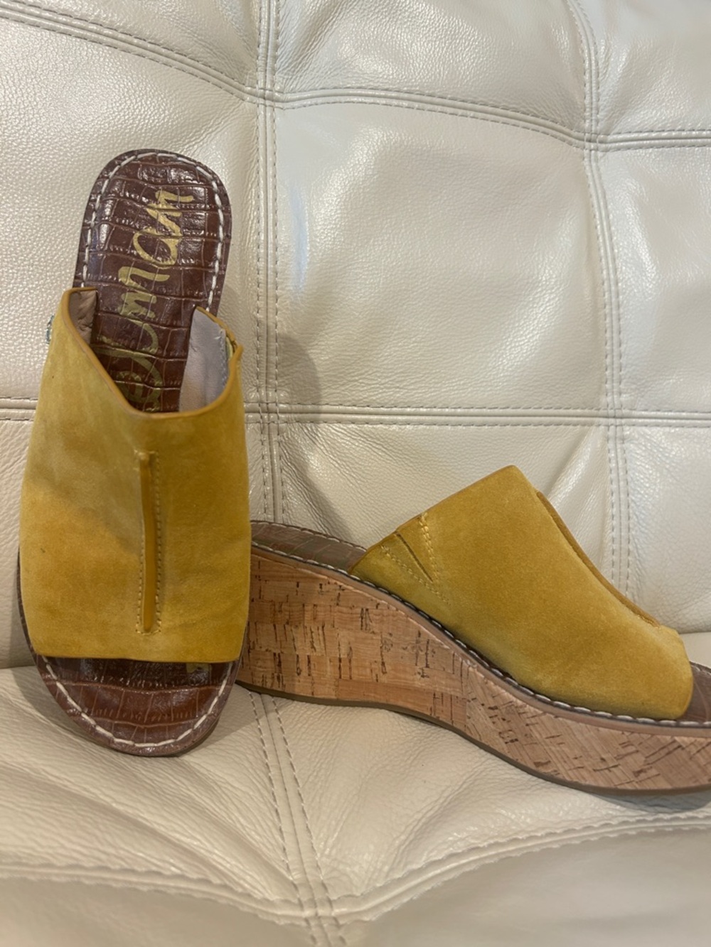 Sam Edelman Ranger Platform in Tuscan Yellow size 7.5m Women’s